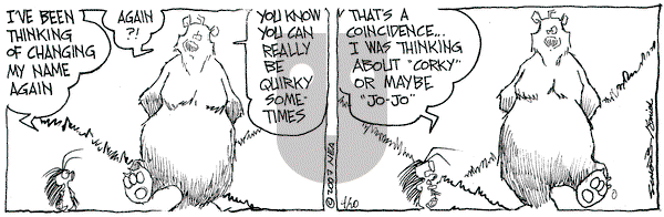 The Grizzwells on Friday April 20, 2007 Comic Strip