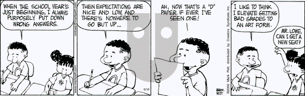 Mr. Lowe on Thursday September 19, 2024 Comic Strip