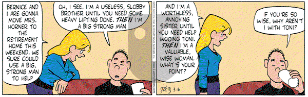 Luann on Monday March 6, 2006 Comic Strip