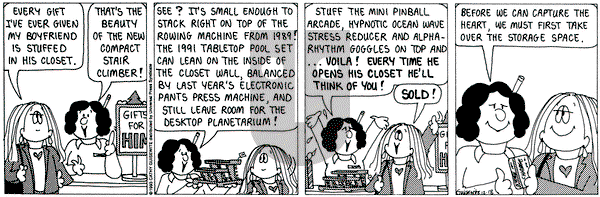 Cathy Classics on Saturday December 18, 1993 Comic Strip