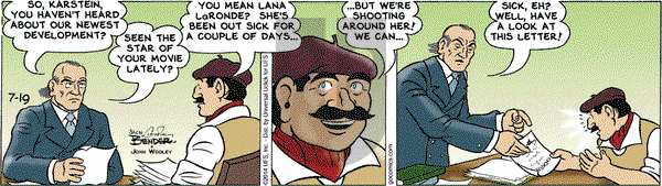 Alley Oop on Saturday July 19, 2014 Comic Strip
