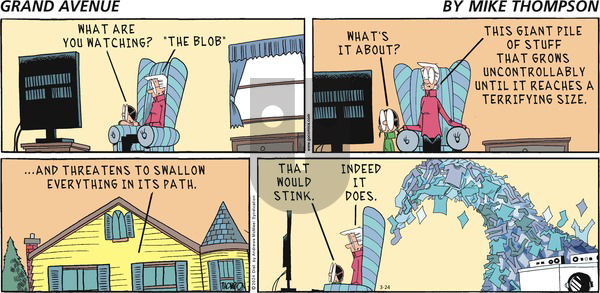 Grand Avenue on Sunday March 24, 2024 Comic Strip