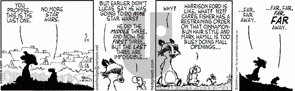 Over the Hedge on Tuesday May 24, 2005 Comic Strip