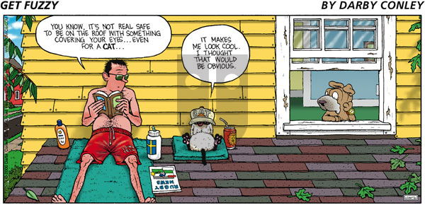 Get Fuzzy on Sunday July 15, 2001 Comic Strip