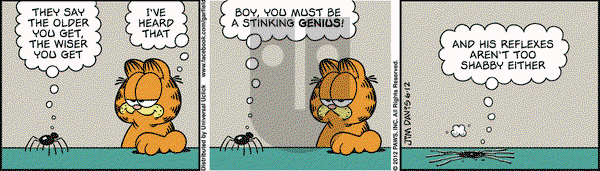 Garfield - Tuesday June 12, 2012 Comic Strip