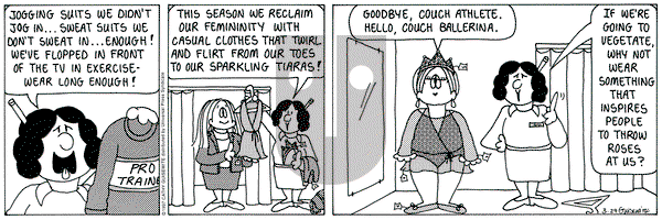 Cathy Classics on Saturday March 29, 1997 Comic Strip