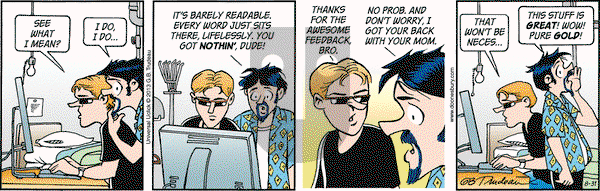 Doonesbury on Saturday August 31, 2013 Comic Strip