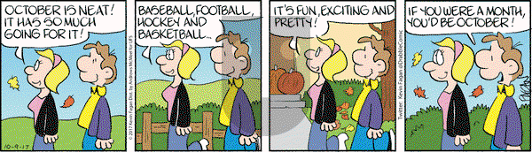 Drabble on Monday October 9, 2017 Comic Strip