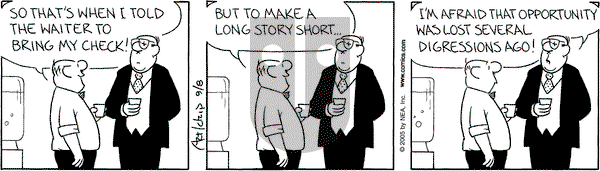 The Born Loser on Thursday September 8, 2005 Comic Strip