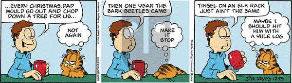 Garfield on Monday December 13, 2010 Comic Strip