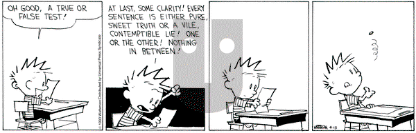 Calvin and Hobbes on Tuesday April 13, 1993 Comic Strip