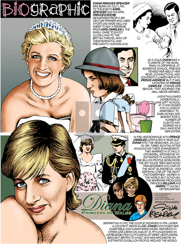 Biographic on Sunday August 26, 2007 Comic Strip