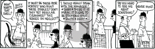 Monty on Sunday December 9, 2001 Comic Strip