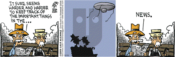 La Cucaracha - Tuesday December 15, 2009 Comic Strip