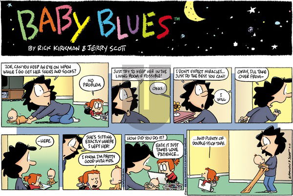 Baby Blues on Sunday March 13, 2005 Comic Strip