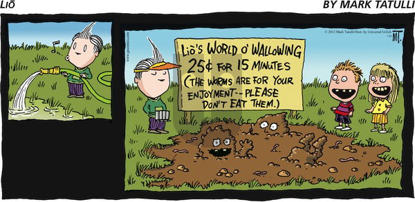 Lio on Sunday July 29, 2012 Comic Strip