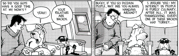 Get Fuzzy on Friday November 24, 2000 Comic Strip