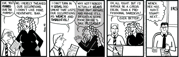 Clear Blue Water on Tuesday April 5, 2005 Comic Strip