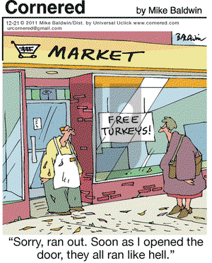 Cornered on Wednesday December 21, 2011 Comic Strip