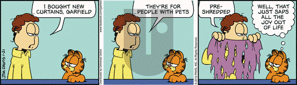 Garfield on Monday January 21, 2013 Comic Strip