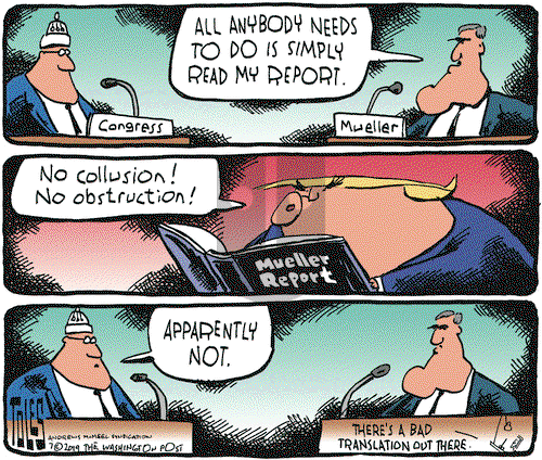 Tom Toles on Tuesday July 23, 2019 Comic Strip
