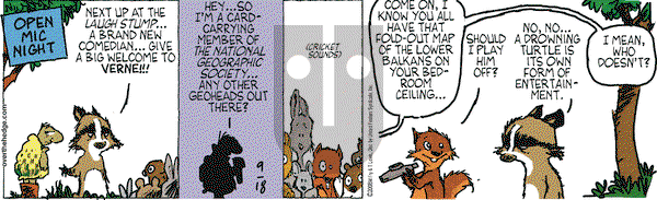 Over the Hedge on Thursday September 18, 2008 Comic Strip