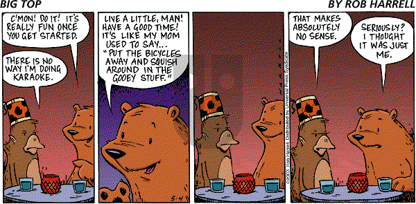 Big Top on Sunday May 4, 2003 Comic Strip