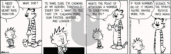 Calvin and Hobbes - Thursday April 27, 1995 Comic Strip