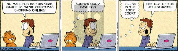 Garfield on Monday December 5, 2016 Comic Strip