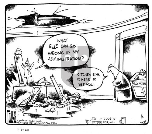 Tom Toles on Sunday January 27, 2008 Comic Strip
