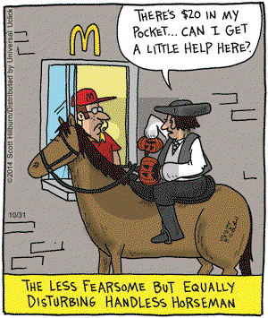 The Argyle Sweater on Friday October 31, 2014 Comic Strip