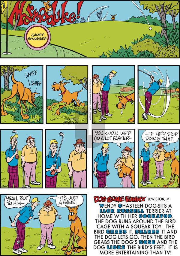 Marmaduke on Sunday October 18, 2020 Comic Strip
