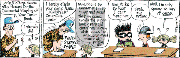 Cul de Sac on Thursday August 27, 2015 Comic Strip