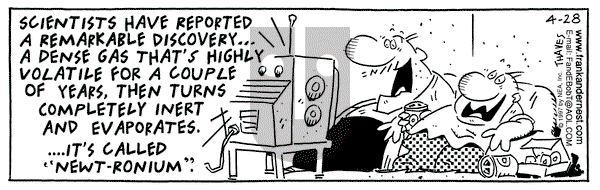 Frank and Ernest on Monday April 28, 1997 Comic Strip