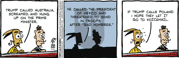 La Cucaracha on Thursday February 16, 2017 Comic Strip