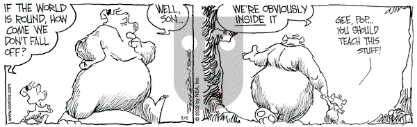 The Grizzwells - Wednesday March 6, 2002 Comic Strip