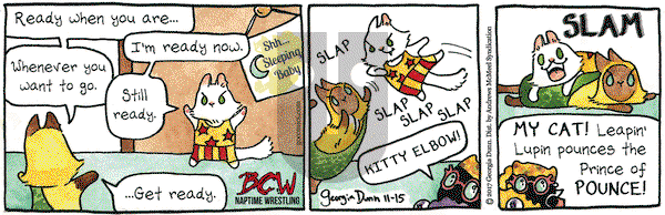 Breaking Cat News on Wednesday November 15, 2017 Comic Strip