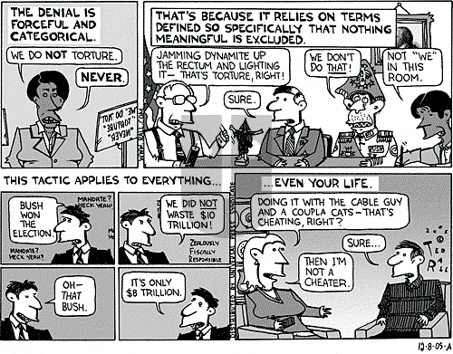 Ted Rall on Thursday December 8, 2005 Comic Strip