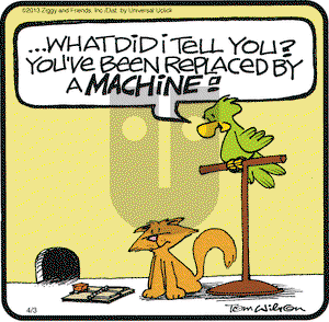 Ziggy on Wednesday April 3, 2013 Comic Strip