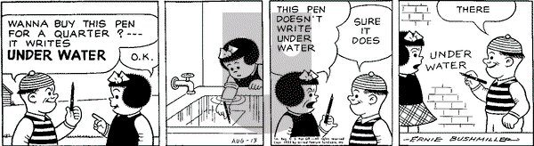 Nancy Classics on Thursday August 13, 2015 Comic Strip