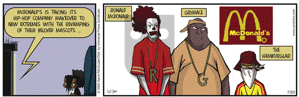 The Boondocks on Wednesday July 20, 2005 Comic Strip