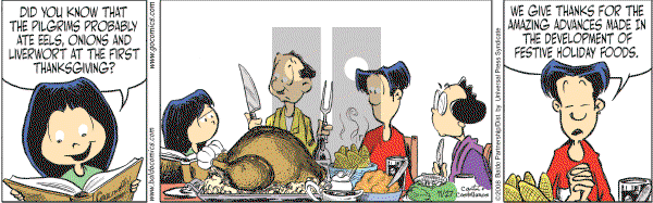 Baldo on Thursday November 27, 2008 Comic Strip