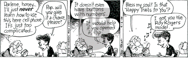 The Elderberries on Friday April 8, 2005 Comic Strip