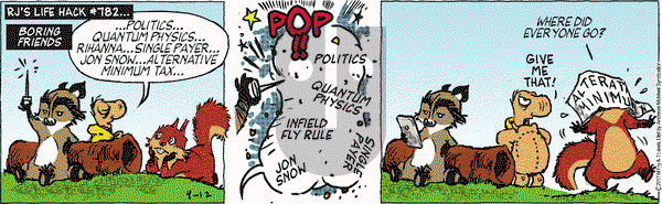 Over the Hedge on Wednesday April 12, 2017 Comic Strip