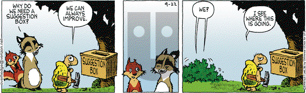 Over the Hedge on Monday September 22, 2014 Comic Strip