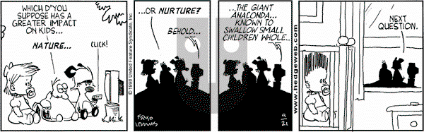 Over the Hedge on Monday September 21, 1998 Comic Strip