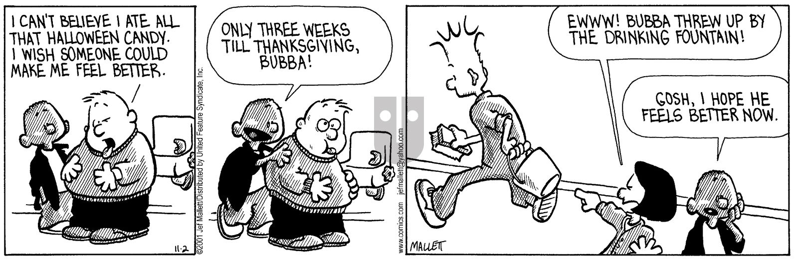 Frazz - Friday November 2, 2001 Comic Strip