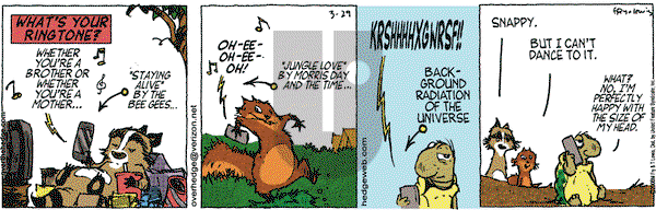 Over the Hedge on Saturday March 29, 2008 Comic Strip
