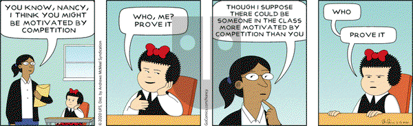 Nancy on Thursday February 13, 2020 Comic Strip