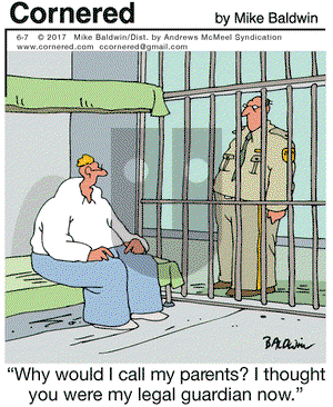 Cornered on Wednesday June 7, 2017 Comic Strip